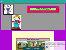 Tablet Screenshot of papiloubricolou.com